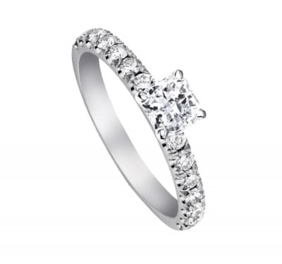  Кольцо с бриллиантами для помолвки (1154160),dgv00307.1(10638-1154160),цена 63 173 грн.
