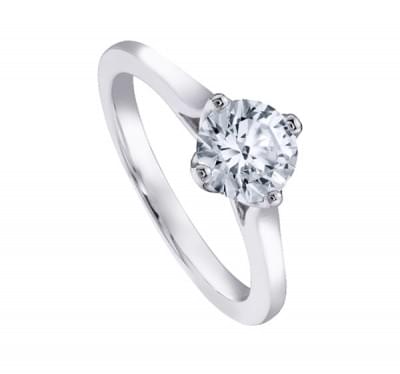  Кольцо для помолвки с бриллиантом (1154015),dgv00333.2(10814-1154015),цена 55 529 грн.
