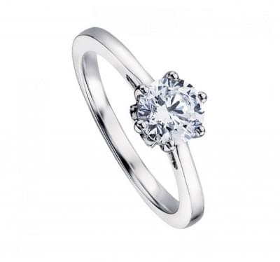  Кольцо для помолвки с бриллиантами (1153618),dgv00334.1(10817-1153618),цена 24 434 грн.