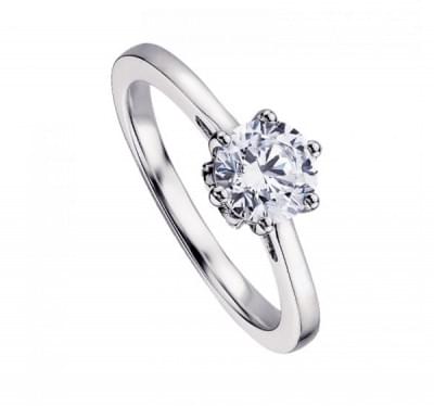  Кольцо для помолвки с бриллиантами (1154193),dgv00334.5(10821-1154193),цена 41 310 грн.