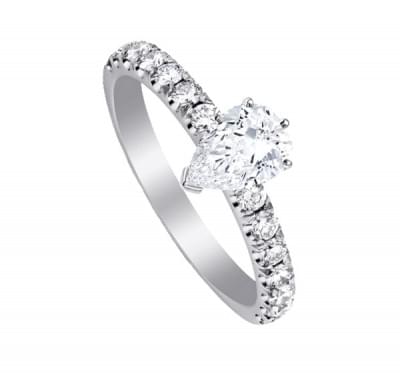  Кольцо для помолвки с бриллиантами (1153595),dgv00408.4(11088-1153595),цена 230 888 грн.