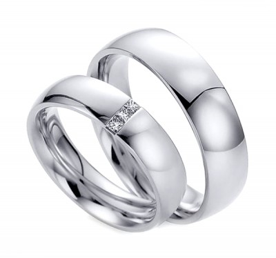  Обручальные кольца из платины (1155245),dgw00048.1(11839-1155245),цена 42 901 грн.