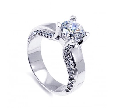  Кольцо для помолвки с бриллиантами (1154419),079.2(11879-1154419),цена 79 218 грн.