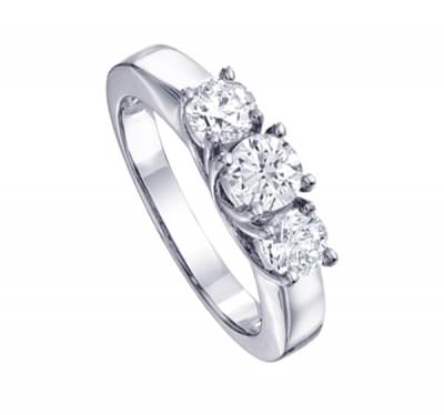  Золотое кольцо с бриллиантами для помолвки (1153586),34za1(1907-1153586),цена 116 777 грн.