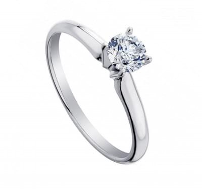  Кольцо для помолвки с бриллиантом (1154175),v3(2913-1154175),цена 17 423 грн.