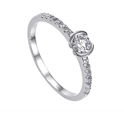  Кольцо для помолвки с бриллиантами (1154008),10p1(3406-1154008),цена 20 868 грн.