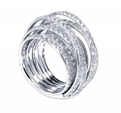  Золотое кольцо с бриллиантами (1155339),105ta(3674-1155339),цена 97 252 грн.