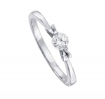  Золотое кольцо с бриллиантами для помолвки (1153978),101my1(4746-1153978),цена 8 987 грн.