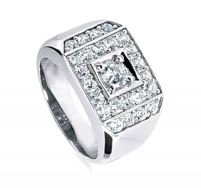  Мужское кольцо с бриллиантами (1155544),dg10648(5554-1155544),цена 144 426 грн.