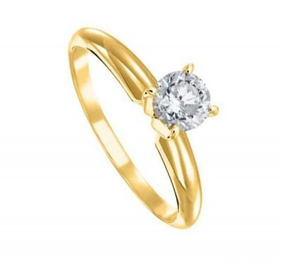  Кольцо для помолвки с бриллиантом (1153997),dg10285.2(6257-1153997),цена 23 673 грн.