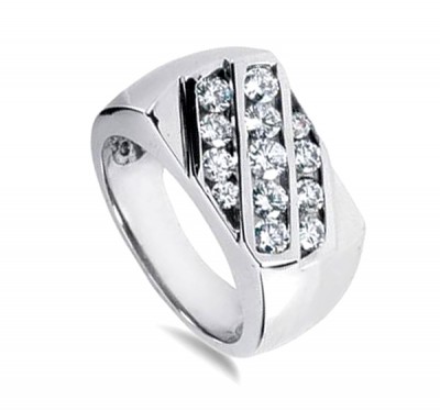  Мужское кольцо с бриллиантами (1155580),dg10697(6740-1155580),цена 39 196 грн.
