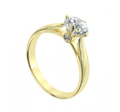  Кольцо для помолвки с бриллиантами (1154415),r272.4(7181-1154415),цена 51 881 грн.