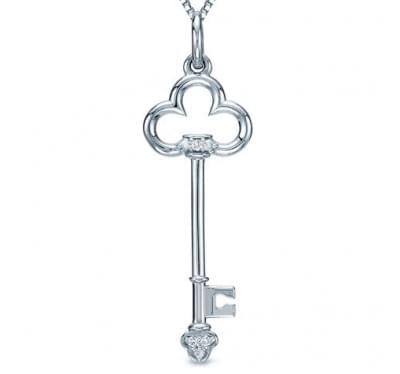  Кулон-ключик с бриллиантами (1146746),dg31033.1(7708-1146746),цена 8 829 грн.