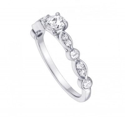  Кольцо для помолвки с бриллиантами из золота (1154032),dgm00074(7804-1154032),цена 33 414 грн.