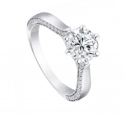  Кольцо с бриллиантами для помолвки (1154042),dgm00096(7827-1154042),цена 73 649 грн.