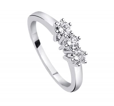  Кольцо для помолвки с бриллиантами (1154045),dgm00041(7841-1154045),цена 22 092 грн.