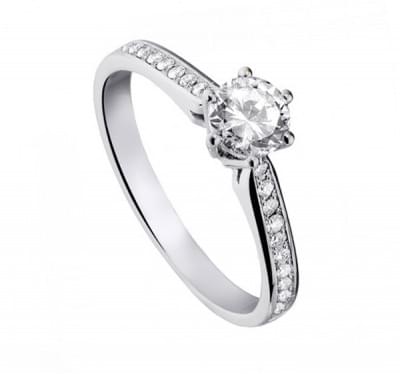  Кольцо с бриллиантами для помолвки (1154048),dgm00111(7867-1154048),цена 45 179 грн.