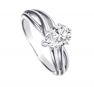 Кольцо для помолвки с бриллиантом из золота (1154050),dgm00024(7884-1154050),цена 36 865 грн.
