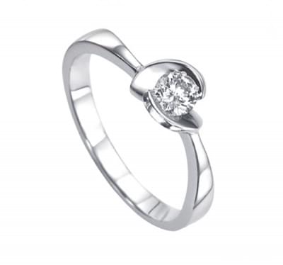  Кольцо с бриллиантом для помолвки (1154276),dgm00216(7900-1154276),цена 21 123 грн.
