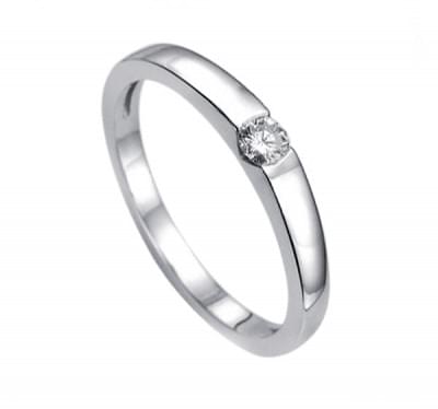  Кольцо с бриллиантом для помолвки (1154060),dgm00219(7903-1154060),цена 11 680 грн.