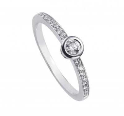  Кольцо для помолвки с бриллиантами (1154063),dgm00224(7908-1154063),цена 16 291 грн.