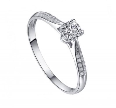  Кольцо с бриллиантами для помолвки (1154091),dgm00322(8041-1154091),цена 28 668 грн.