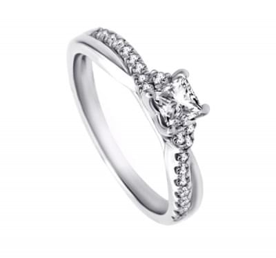  Кольцо для помолвки с бриллиантами (1154094),dgm00152(8053-1154094),цена 33 060 грн.