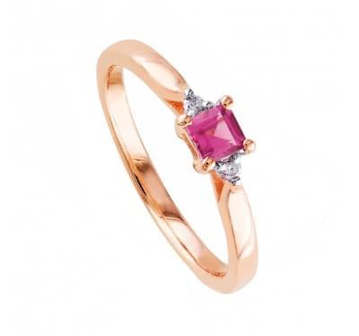  Кольцо с розовым сапфиром (1127091),gm00091(8583-1127091),цена 12 958 грн.