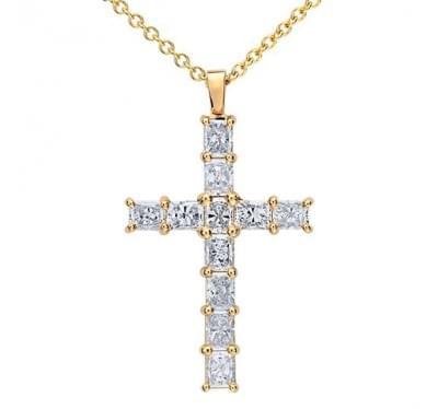  Крестик с бриллиантами (1146752),dgn00200(8822-1146752),цена 33 039 грн.