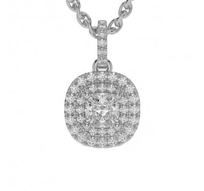  Кулон с бриллиантами (1128173),dgn00017(9139-1128173),цена 57 500 грн.