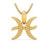 Кулон знак Зодиака "Рыбы" с бриллиантами, фото 2, цена 28 794 грн.