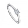 Кольцо для помолвки из белого золота с бриллиантом, фото 11, цена 38 012 грн.