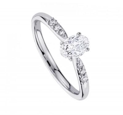  Кольцо с бриллиантами для помолвки (1154228),dgv00425.6(11177-1154228),цена 39 526 грн.