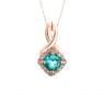 Кулон с аквамарином и бриллиантами, фото 4, цена 14 789 грн.