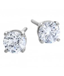 Пусеты с бриллиантами