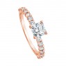 Кольцо для помолвки с бриллиантом из золота, фото 4, цена 53 685 грн.