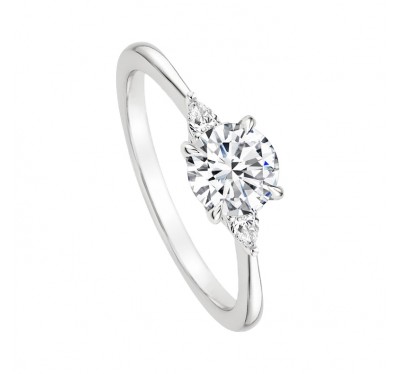 Кольцо для помолвки с бриллиантом из золота