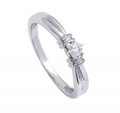  Кольцо для помолвки с бриллиантом (1153627),f12my.7(2802-1153627),цена 8 081 грн.