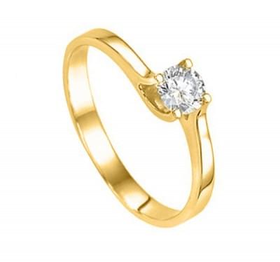  Кольцо для помолвки с бриллиантом (1153580),5p1(3396-1153580),цена 19 282 грн.