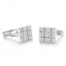 Запонки из белого золота с бриллиантами, фото 1, цена 44 983 грн.
