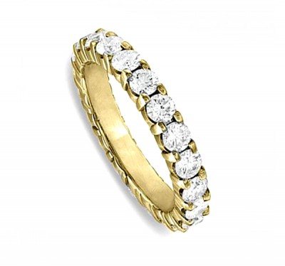  Золотое кольцо с бриллиантами (1155168),w38(4600-1155168),цена 49 441 грн.