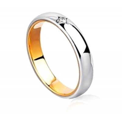 Золотое кольцо с бриллиантами (1155126),w62(4630-1155126),цена 20 629 грн.