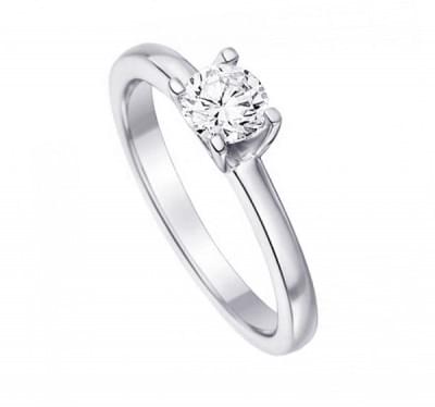  Кольцо для помолвки из белого золота с бриллиантом (1154027),dgm00064(7795-1154027),цена 15 356 грн.