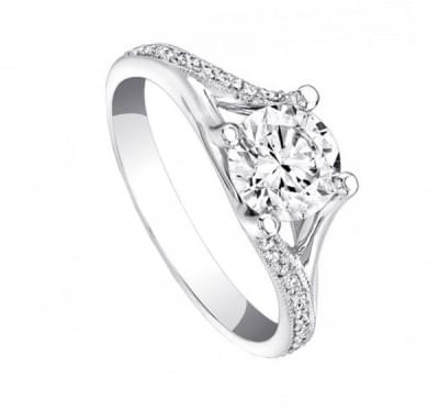 Кольцо для помолвки с бриллиантами