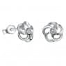 Пусеты из белого золота с бриллиантами, фото 2, цена 12 996 грн.