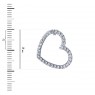 Кулон-сердце с бриллиантами, фото 6, цена 42 665 грн.