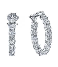 Серьги с бриллиантами
